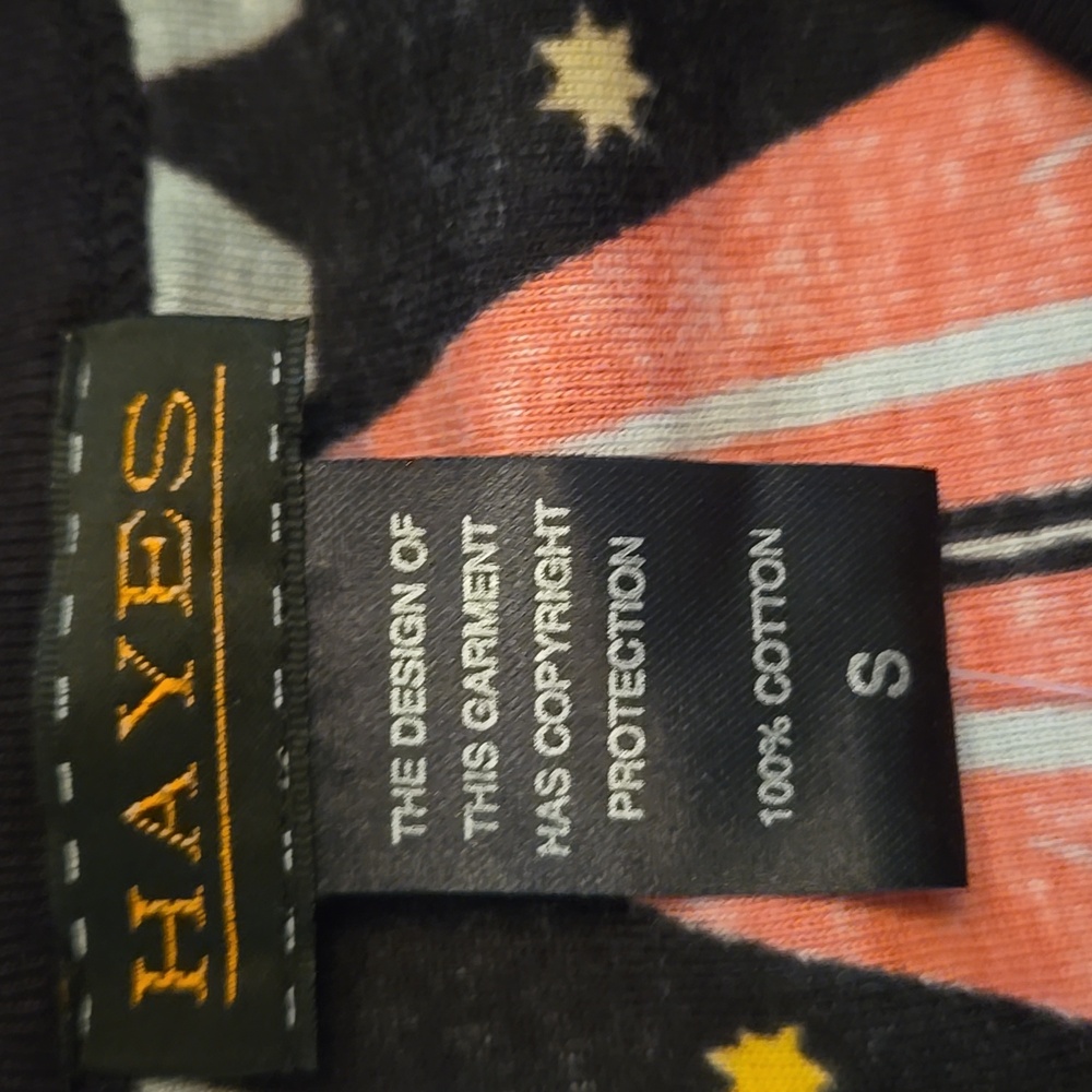 NWT Vintage Y2K Hayes Top S Long Flare Sleeve Custo Barcelona T-shirt Graphic - Picture 5 of 8
